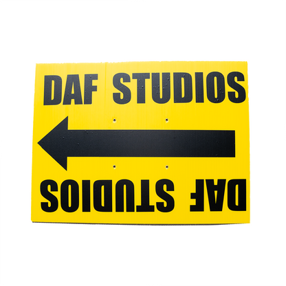 Production Direction Sign