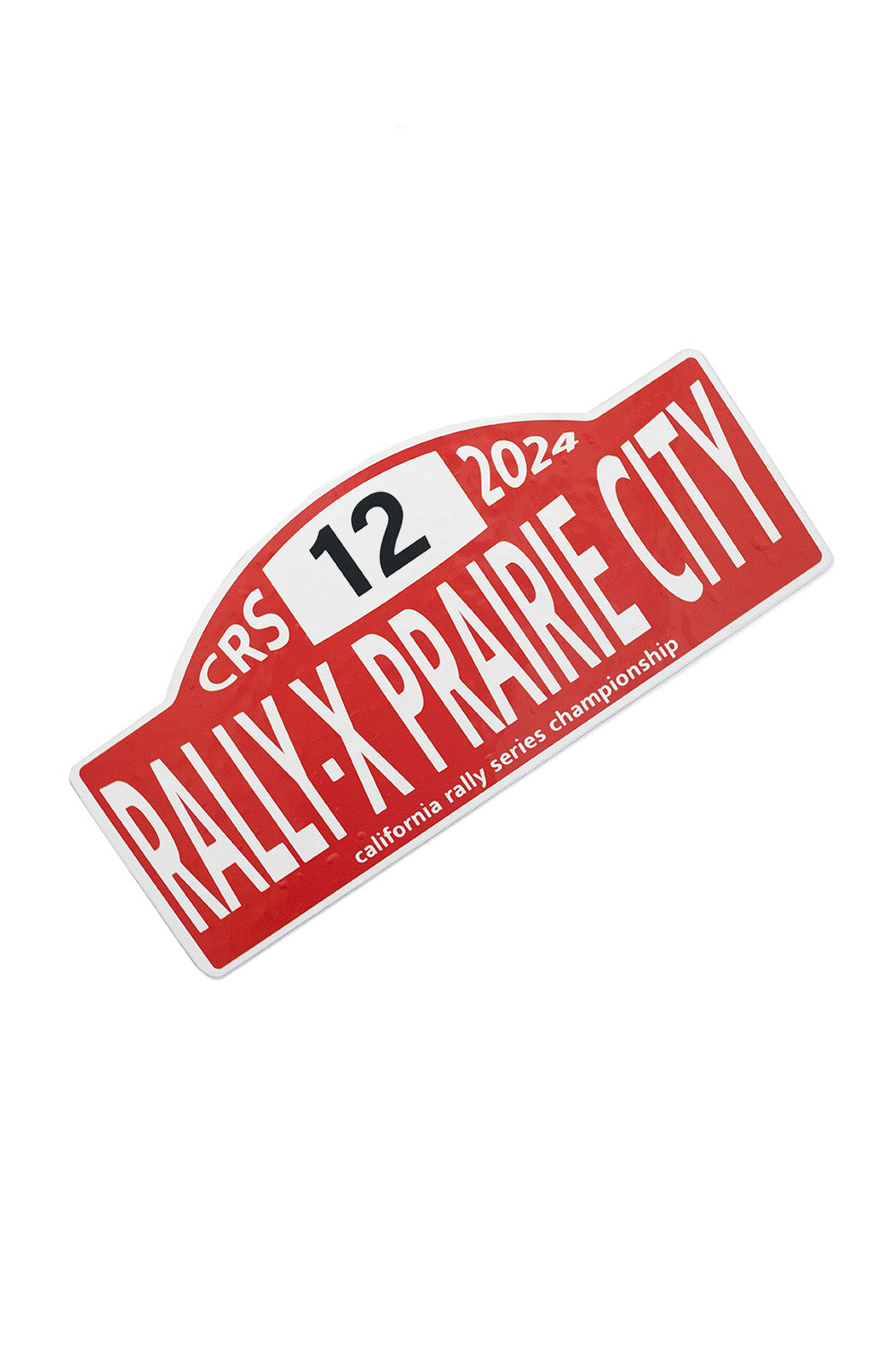 Event Rally Sticker Plate